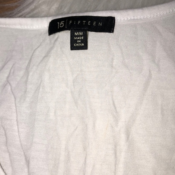 15 Fifteen size medium lemons babydoll summer top - Picture 4 of 6